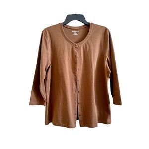 HANNAH, WOMENS, LIGHTWEIGHT JACKET IN CHOCOLATE BROWN. SIZE XL